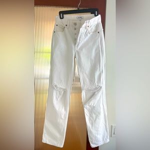 Women’s ReDone White Jeans SZ 25